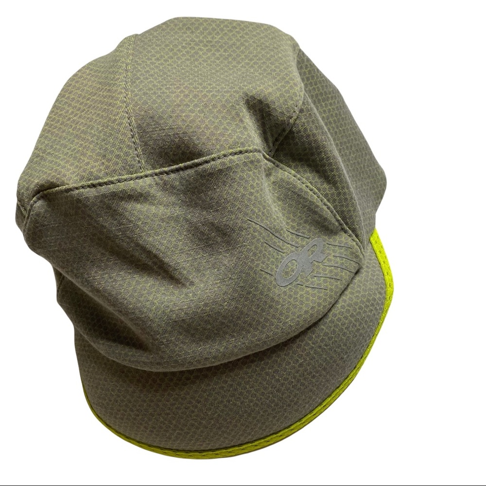outdoor research winter echo cap pewter lemongrass